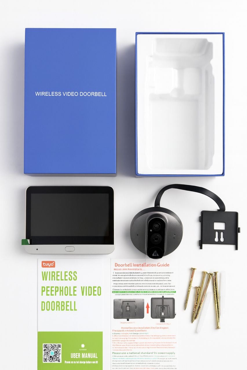 Sonnette Vidéo intelligente 3MP 2k WIFI sans fils